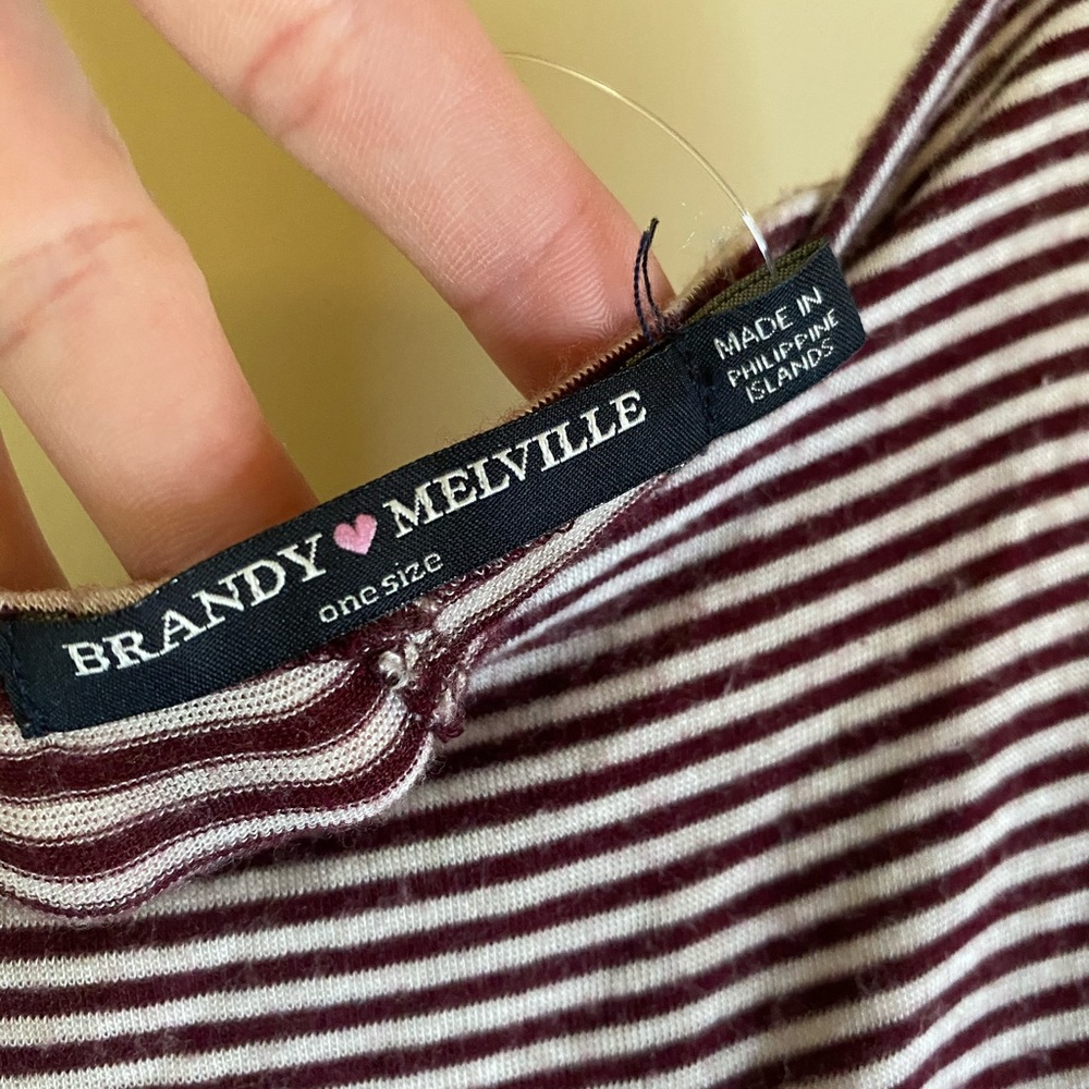 Short stripped brandy Melville dress